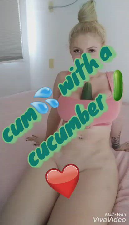 do you like cucumber in your salad ?? well, i like it in somewhere else... Sub to