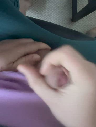 chastity edging solo gif