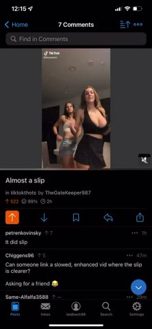 Huge Tits Nipslip Tits gif