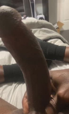 BBC Big Dick Masturbating gif