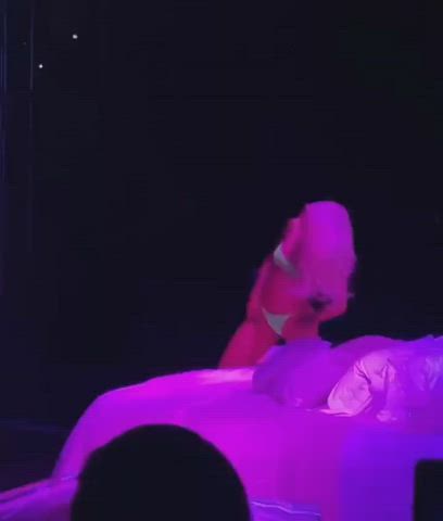 blonde brazilian celebrity dancing lingerie gif