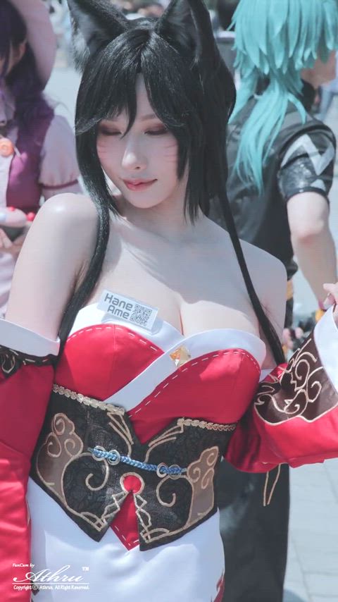 asian big tits cosplay sexy taiwanese gif