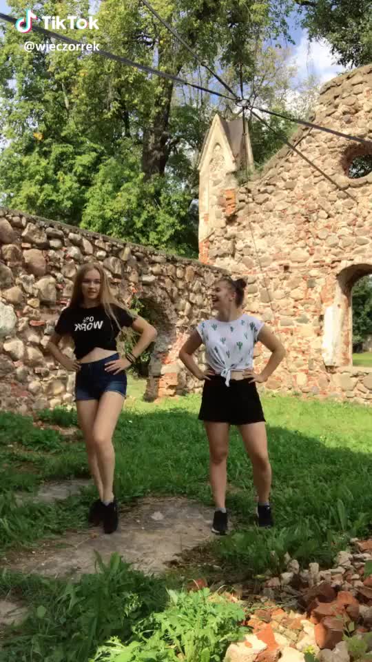 Z kim spędzacie wakacje ? ☀️ @celinakotulla #polishgirl #friends #tiktok #dance