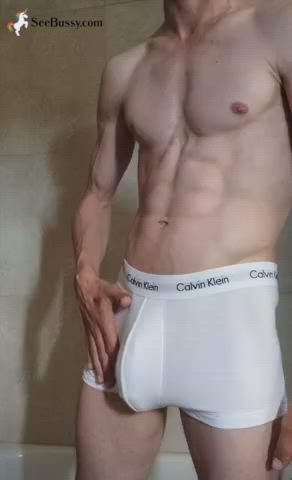 Big Dick Muscles Underwear gif