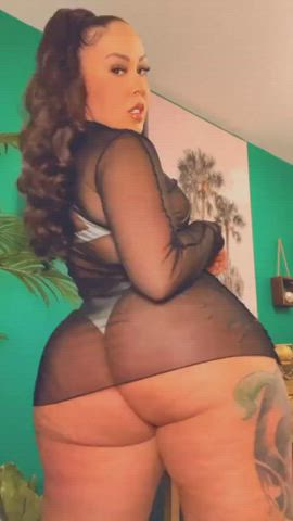 Ass BBW Big Ass Booty Jiggling Latina Shaking Thick gif