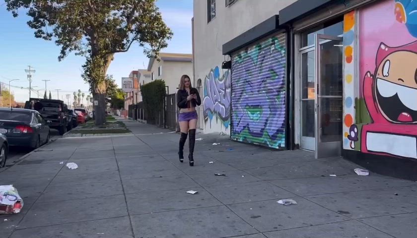 escort prostitute public upskirt whore gif