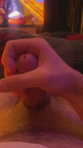 big dick cumshot male masturbation gif