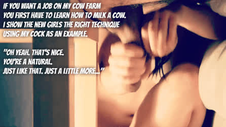 Caption Cock Milking Milking gif