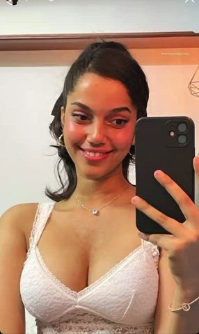 Big Tits Cleavage Desi gif