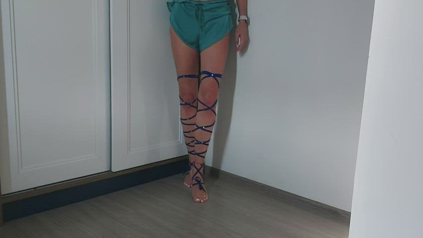 body bondage legs gif