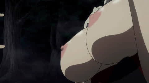 animation anime big tits boobs ecchi tits gif