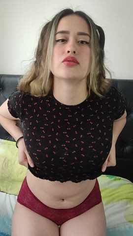 amateur big tits teen gif