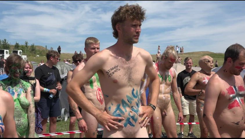 Naked Nude Public gif