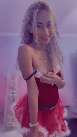 chaturbate christmas curly hair ebony sensual skinny slave streamate gif