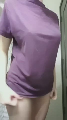 shaved pussy small tits teen turkish gif