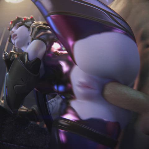 3d anal animation fucked overwatch rule34 shaved pussy side fuck gif