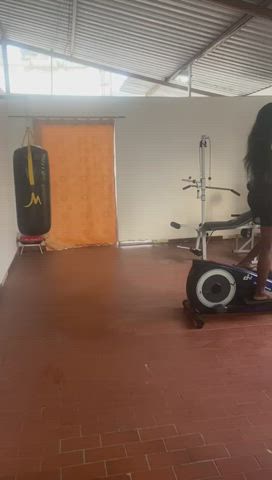 ebony gym latina petite gif