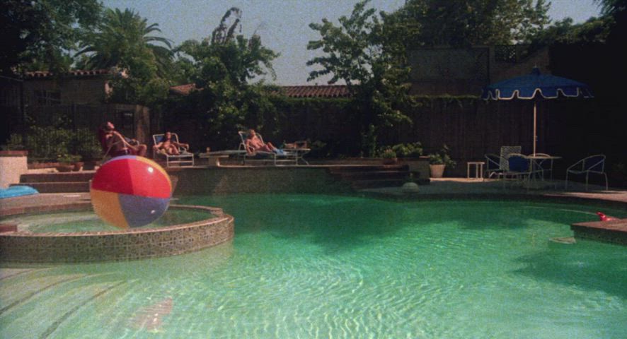 american fran drescher pool spy topless vintage gif