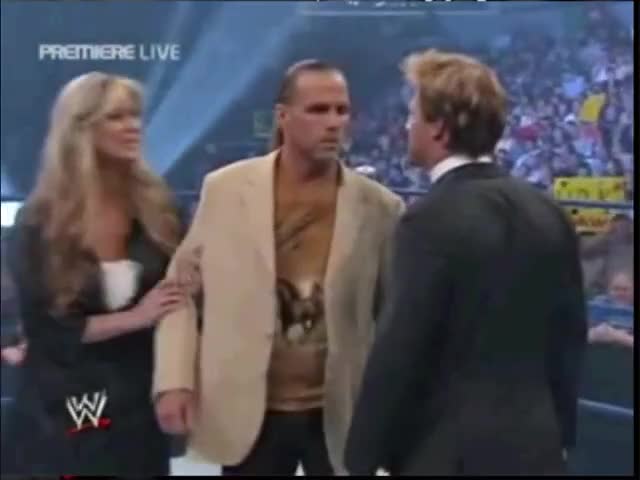 Chris Jericho punches HBK's wife [FULL]