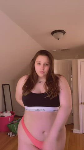 bbw lingerie tiktok gif