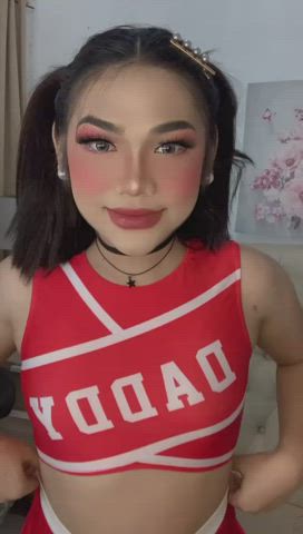 Cheerleader Small Tits Trans gif