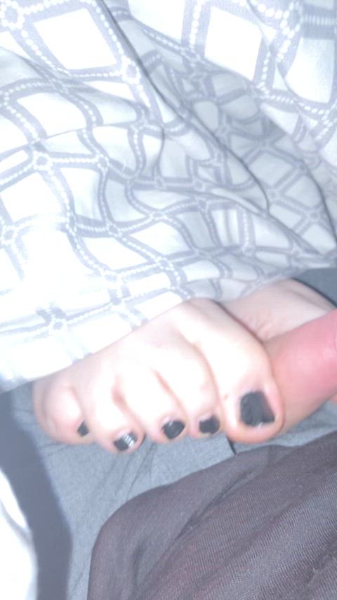 cock feet foot fetish nsfw penis tattooed toes gif