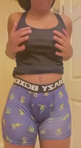 hardcore homemade yoga pants gif