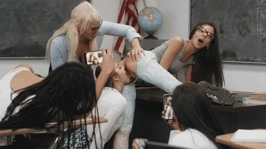 classroom group hairy pussy pussy pussy eating pussy licking schoolgirl gif