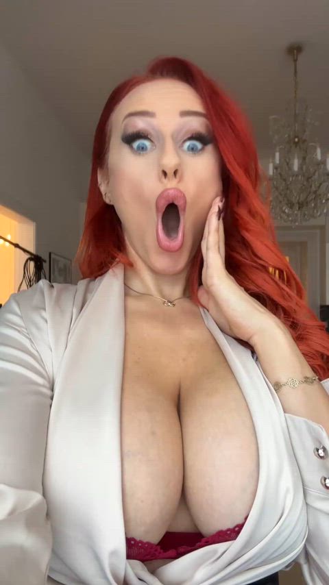 Angel when she sees a big dick