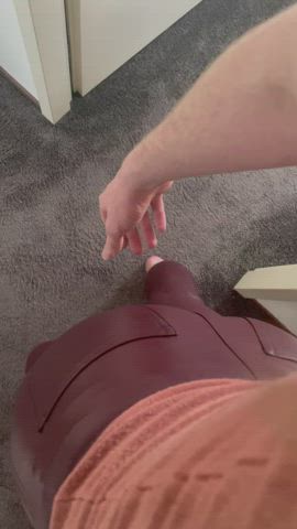 Ass Leather Sissy gif