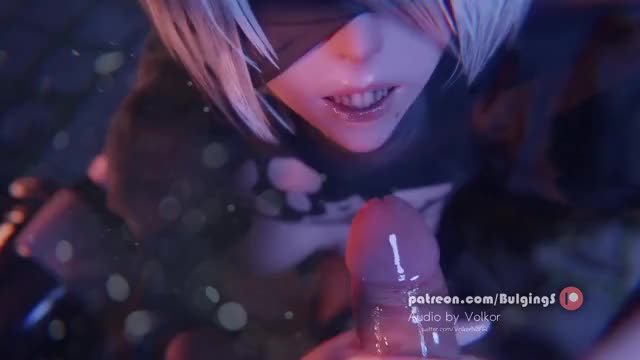 3D, Android_2B, Animated, Blender, BulgingS, Nier, Nier_Automata, Sound, Volkor