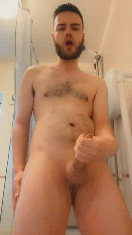 Cumming in the shower