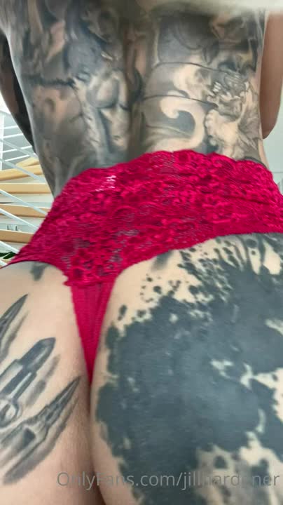 Tatted ass