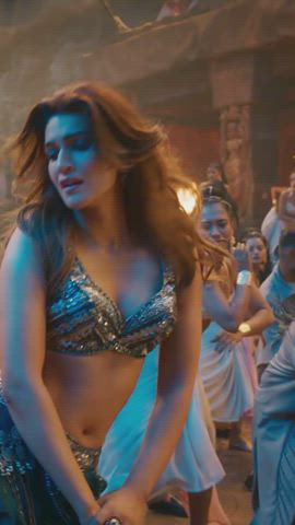 bollywood cleavage dancing hair seduction gif