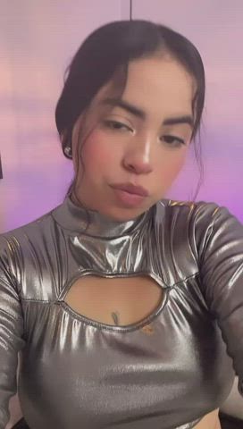 boobs booty colombian cute latina petite streamate gif