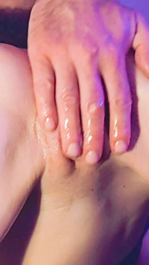 Close Up creamy Insertion