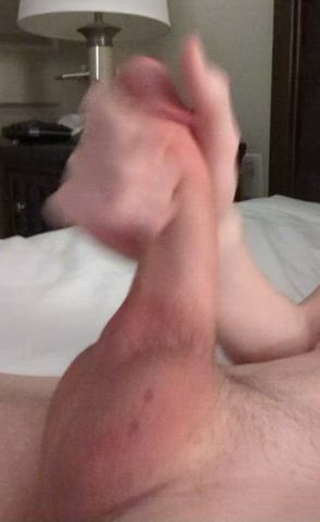 Big Dick Cum Male Masturbation gif