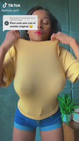 big tits boobs tiktok tits gif