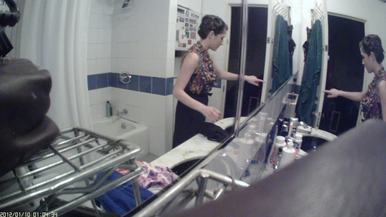 Bathroom Changing Room Voyeur gif