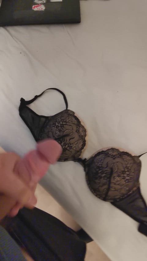 big big dick big tits bra cum cumshot jerk off lingerie nsfw sister gif