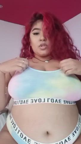 amateur bbc big nipples big tits bouncing tits latina redhead sensual webcam gif