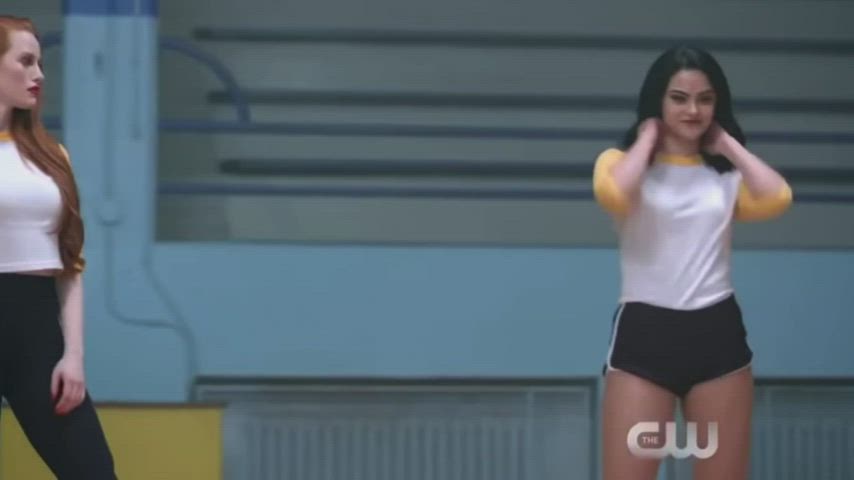 camila mendes dancing madelaine petsch gif
