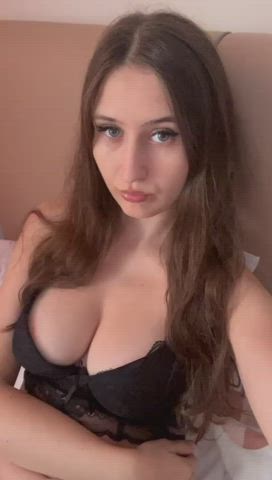 boobs tease teen petite gif