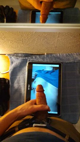 amateur big tits masturbating gif
