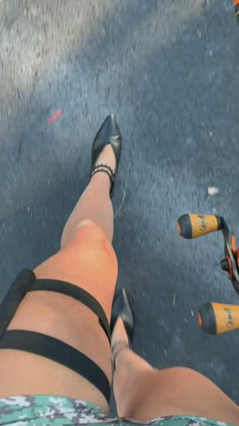 Heels Legs Outdoor gif