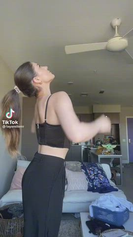 cute tiktok tits gif