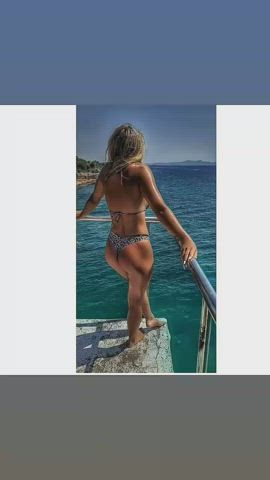 Big Ass Bikini Croatian Teen gif