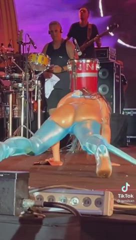 Celebrity Oiled Twerking gif