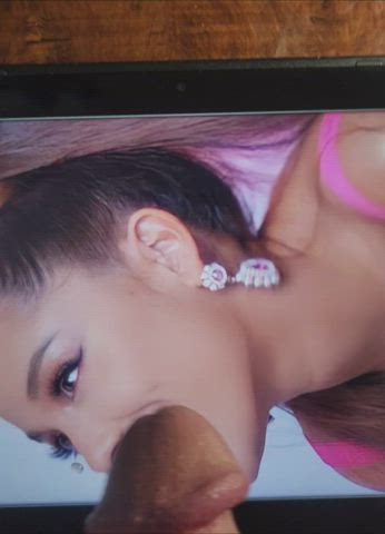 ariana grande cock tribute gif