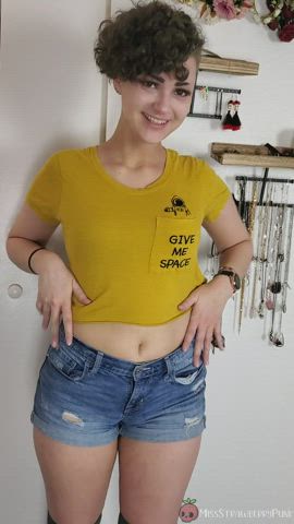 I may never be able to do awesome titty drops, but I'm learning to love my boobs